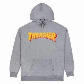 Thrasher Stacked Hoodie - Sport Grey Health & Wellness Shorts