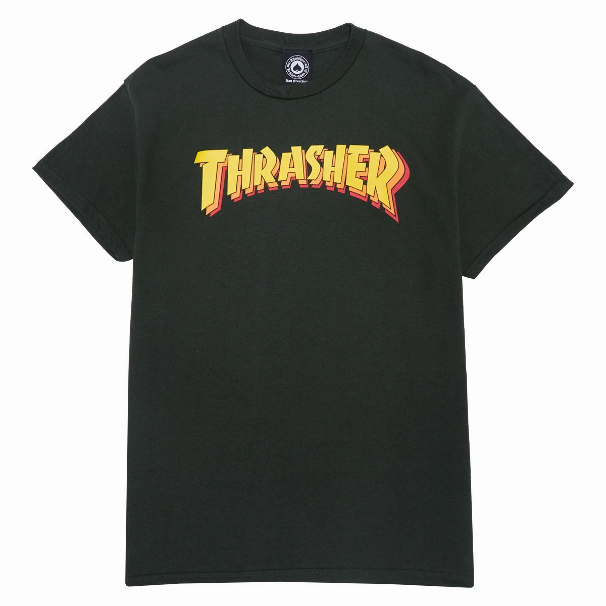 Thrasher Stacked T-Shirt - Forest Green Women's Grooming Invitations