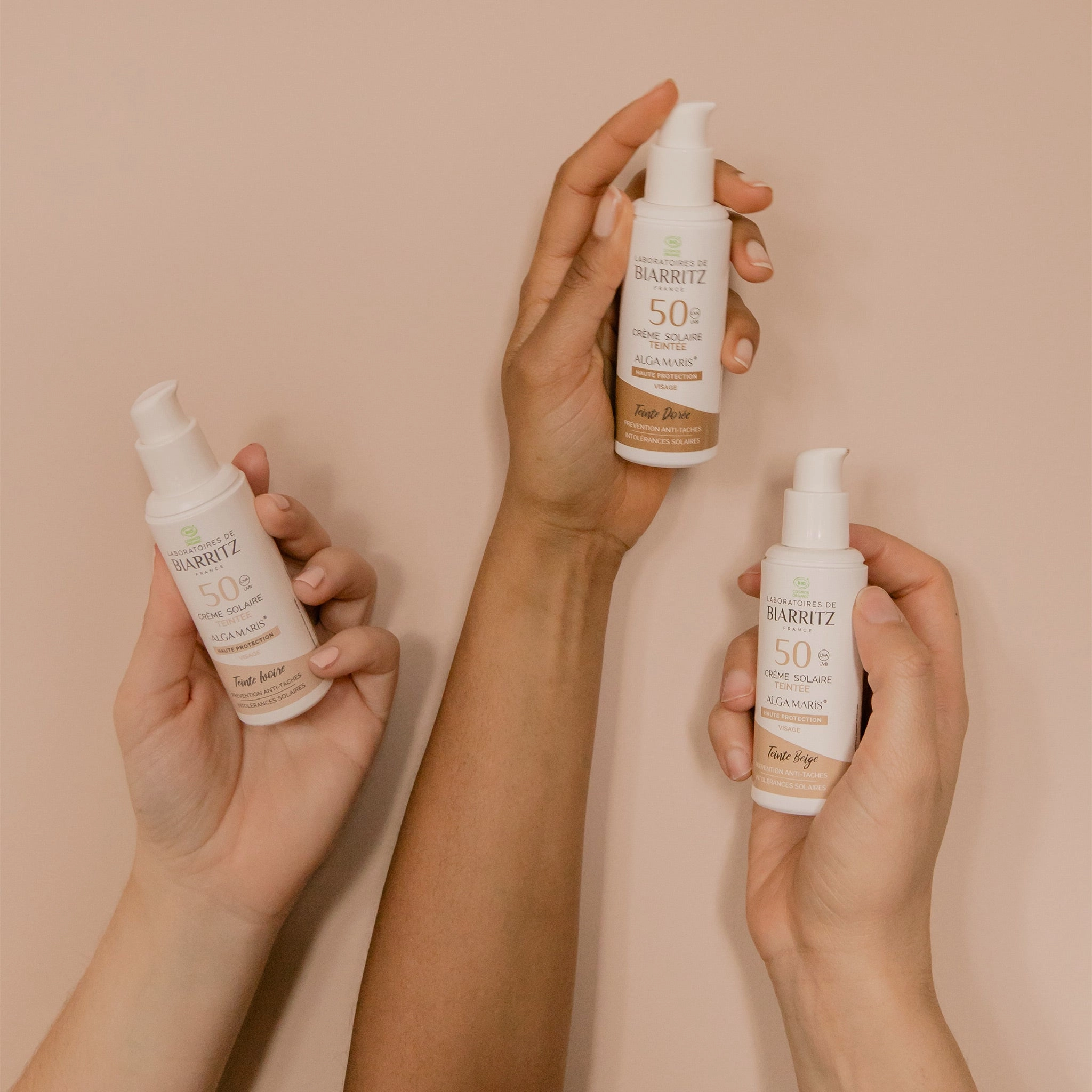 Tinted Sunscreen for face SPF50 Golden, 50 ml