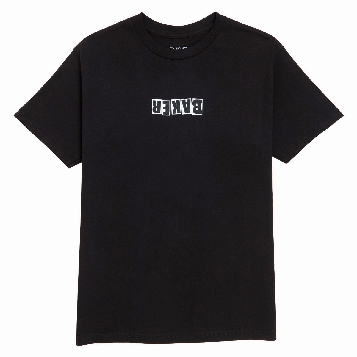 Tires Baker Upside Down T-Shirt - Black Pool Supplies