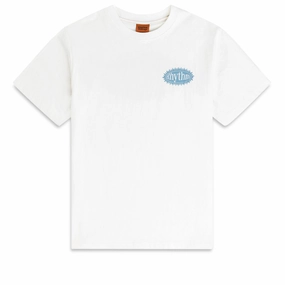 Tires Rhythm Ritmo Printed Vintage T-Shirt - Vintage White Stamps