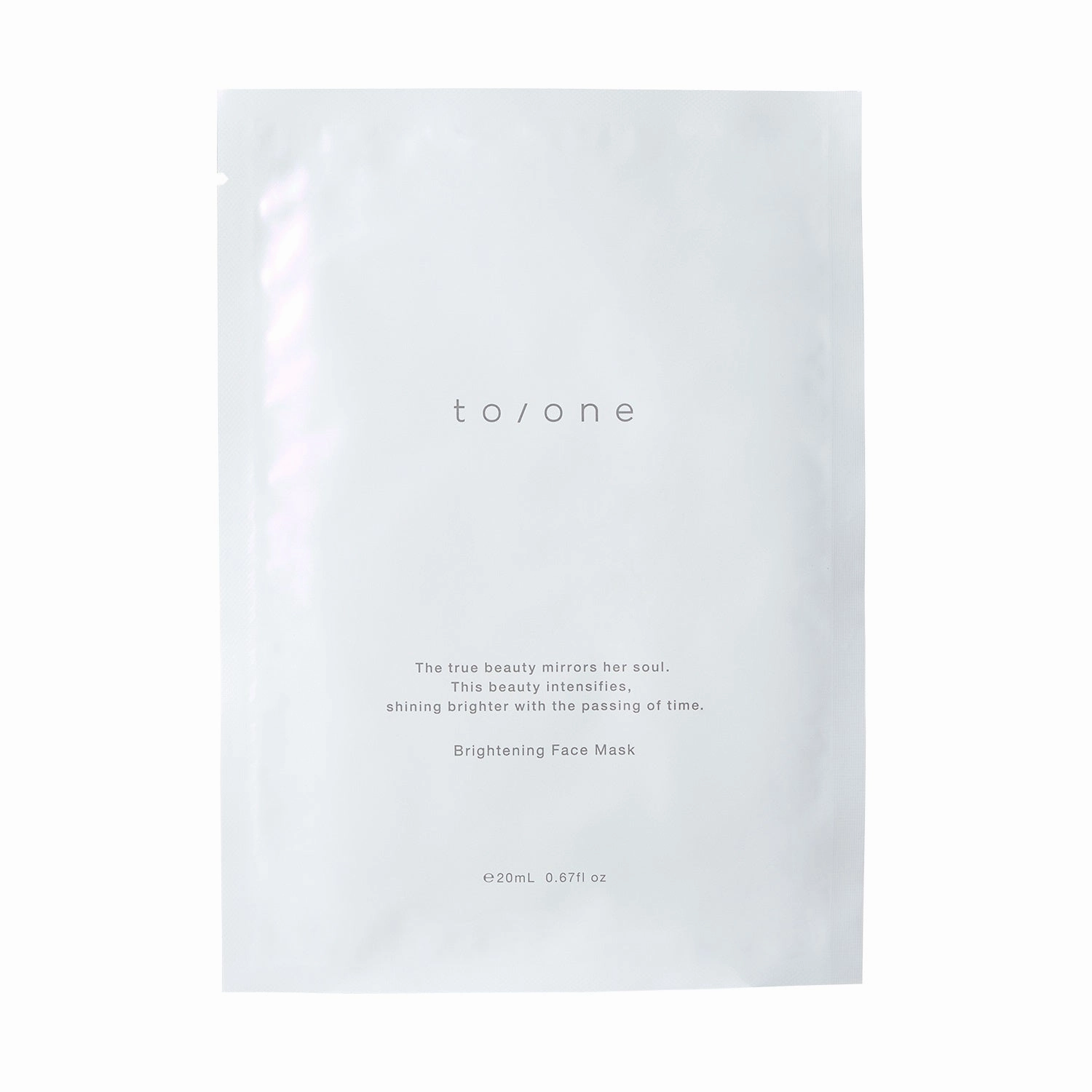 to/one Brightening Face Mask