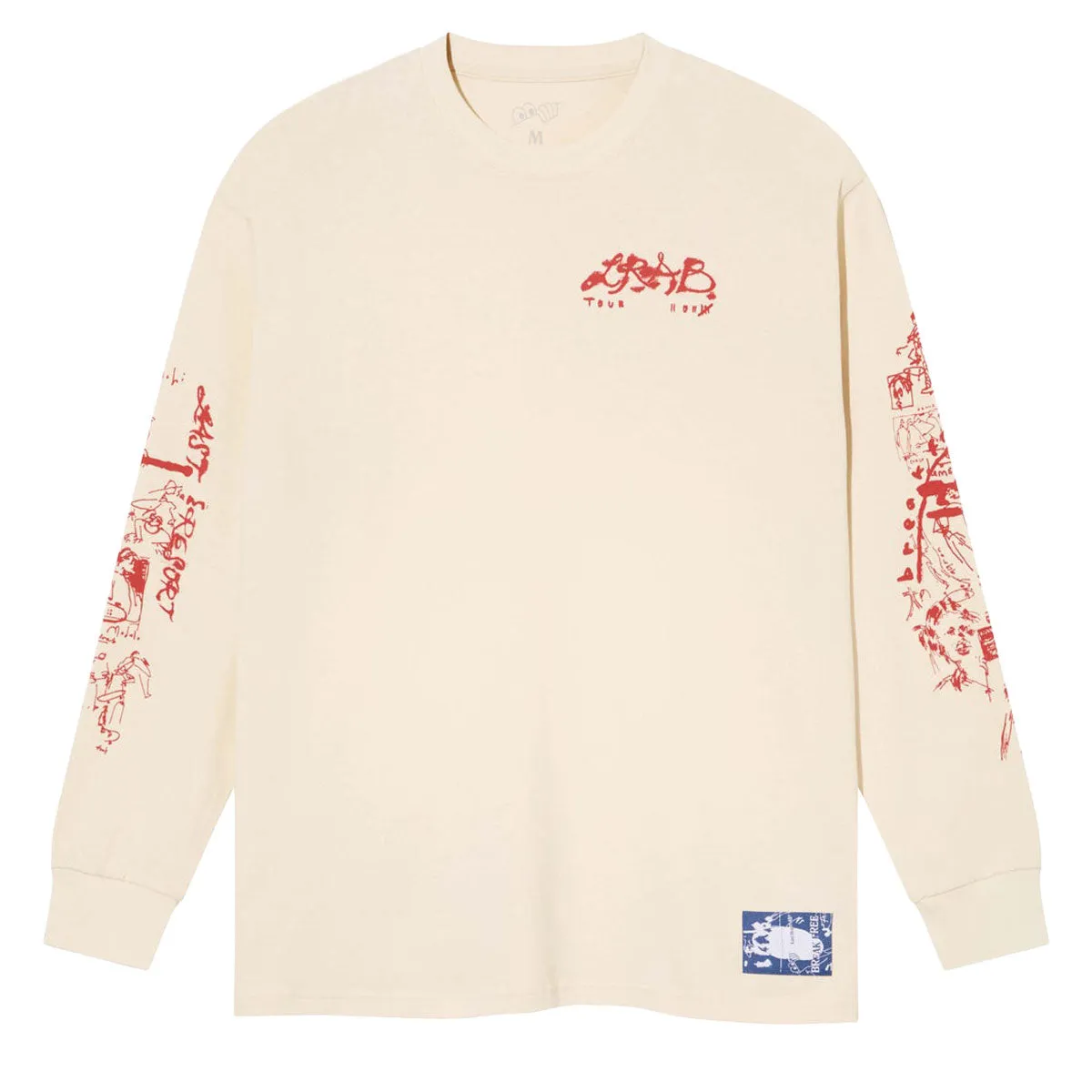 Toddler Gear Last Resort AB Tour Long Sleeve T-Shirt - Natural White Vintage-Inspired