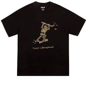 Toddler Gear Poets x Minnick T-Shirt - Black/Gold Print Exercise Equipment
