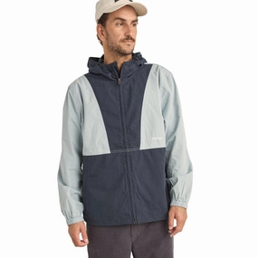 Toner Rhythm Cascade Windbreaker Jacket - Storm Blue Action Figures