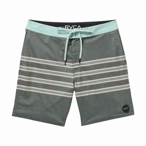 Toner RVCA County Line 18 Boardshorts - Black Hardware