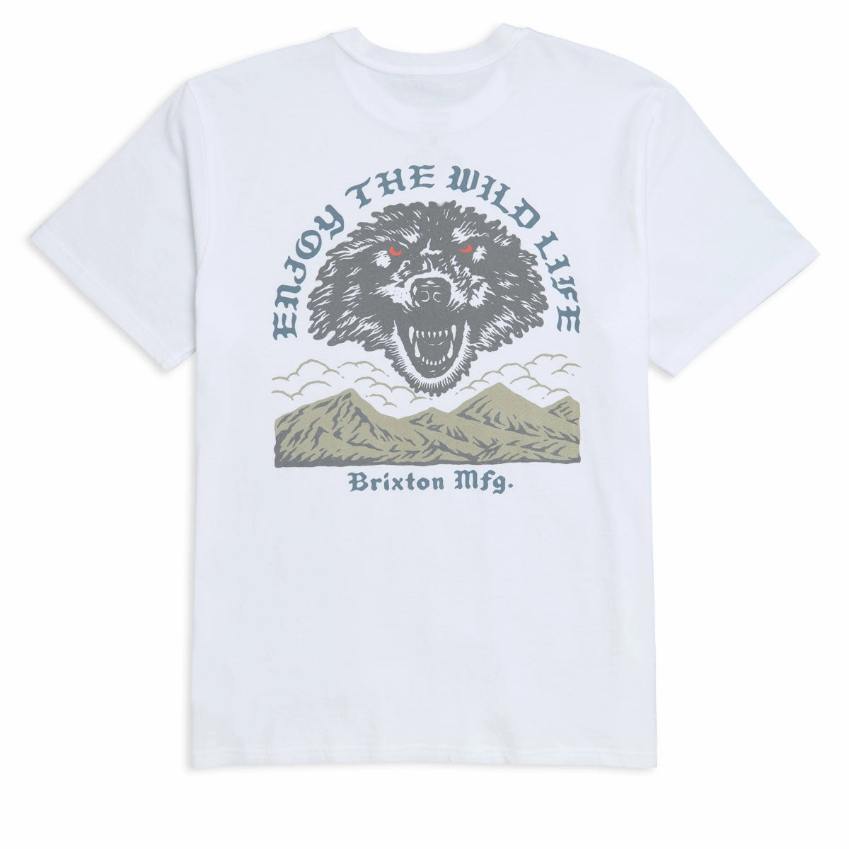Toothpaste Brixton Mercy T-Shirt - White Toothpaste
