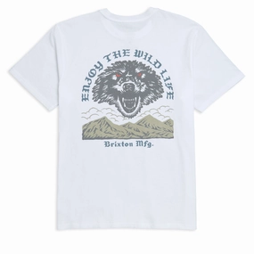 Toothpaste Brixton Mercy T-Shirt - White Toothpaste