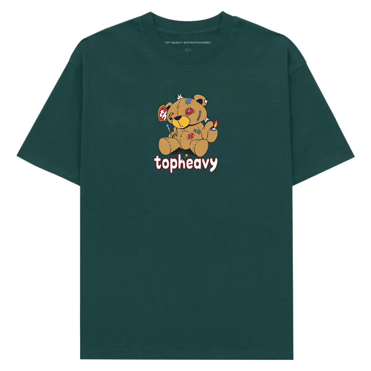 Top Heavy Bear Minimum T-Shirt - Forest Skin Care Shipping Supplies