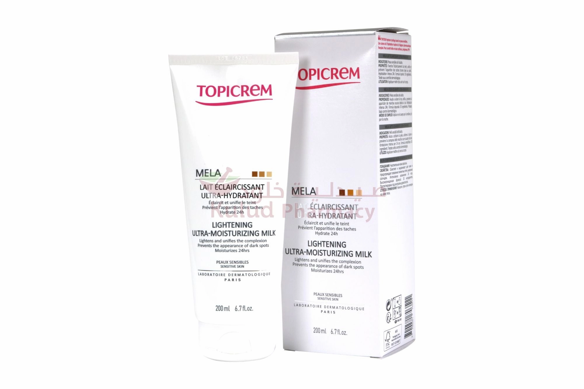 Topicrem Mela Lightening Ultra Moisturizing Body Milk 200ml