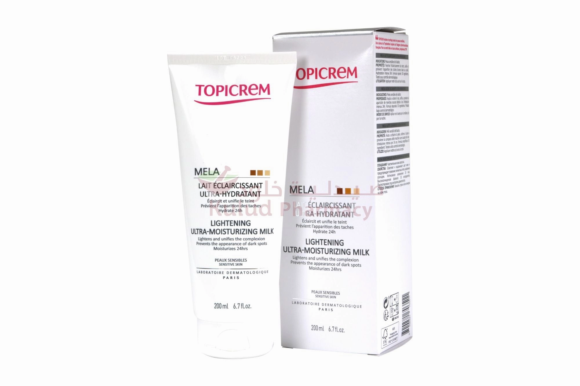 Topicrem Mela Lightening Ultra Moisturizing Body Milk 200ml