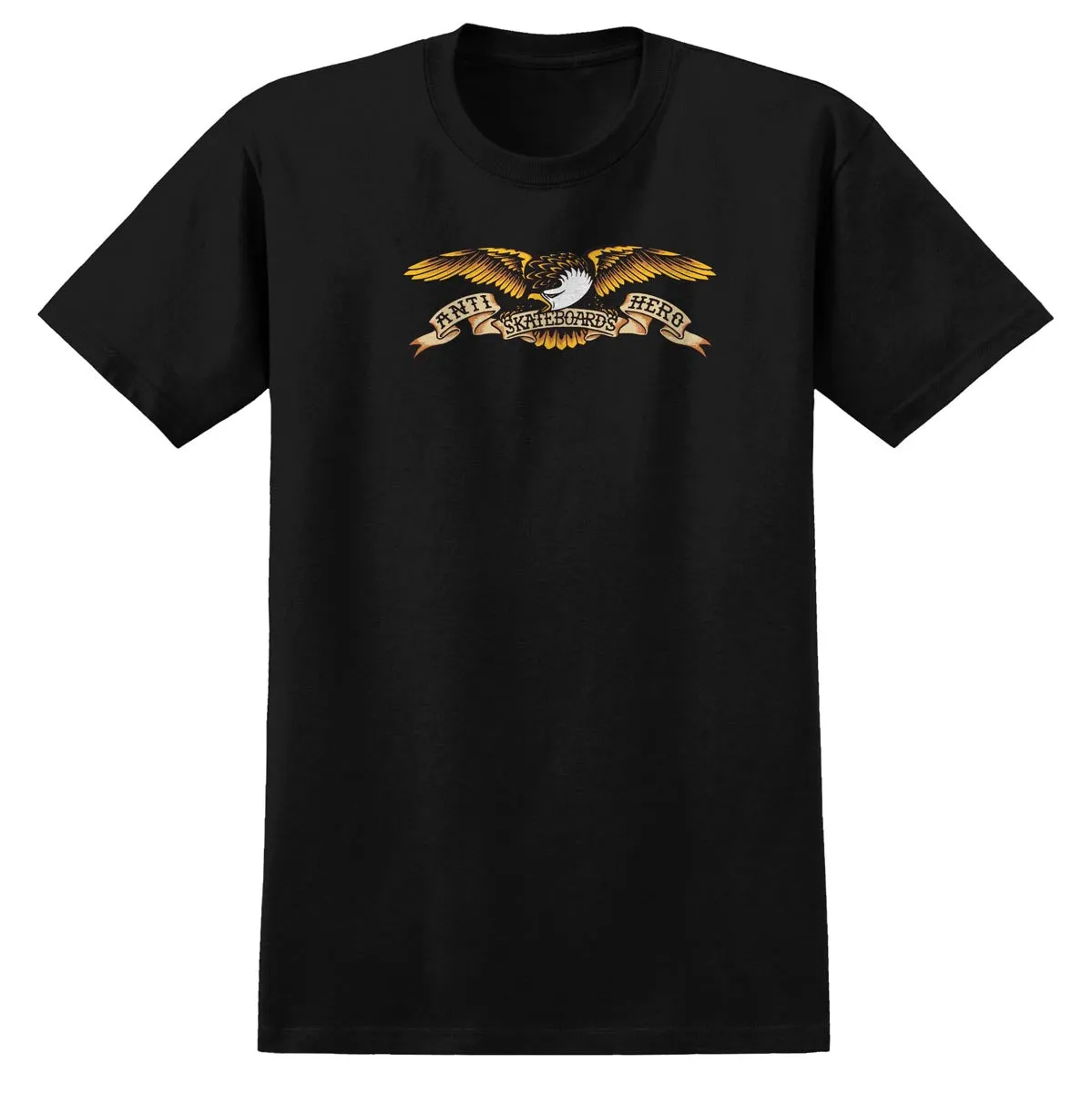 Tops Anti-Hero Eagle T-Shirt - Black/Black Multi Collectibles