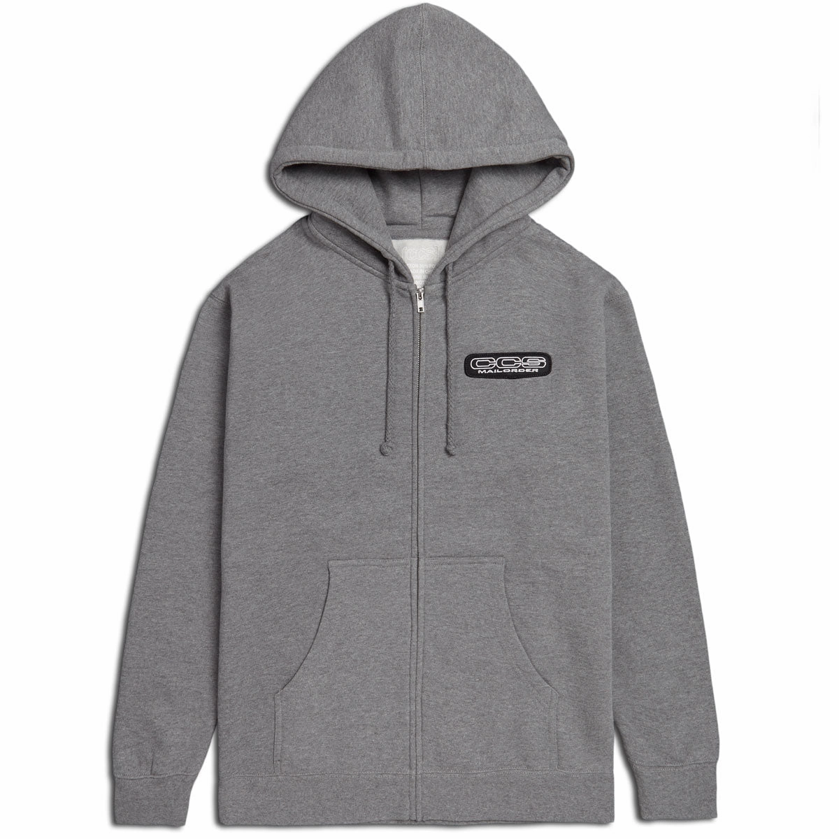 Tops CCS Mailorder Patch Zip Hoodie - Grey/Black Car Audio