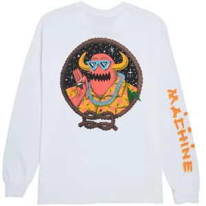 Toy Machine Lost And Found Long Sleeve T-Shirt - White All-Gender Fashion Clothing Line