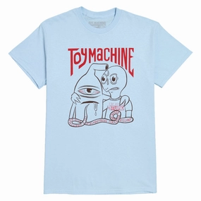 Toy Machine I'm With Stupid T-Shirt - Light Blue Entertainment Dolls