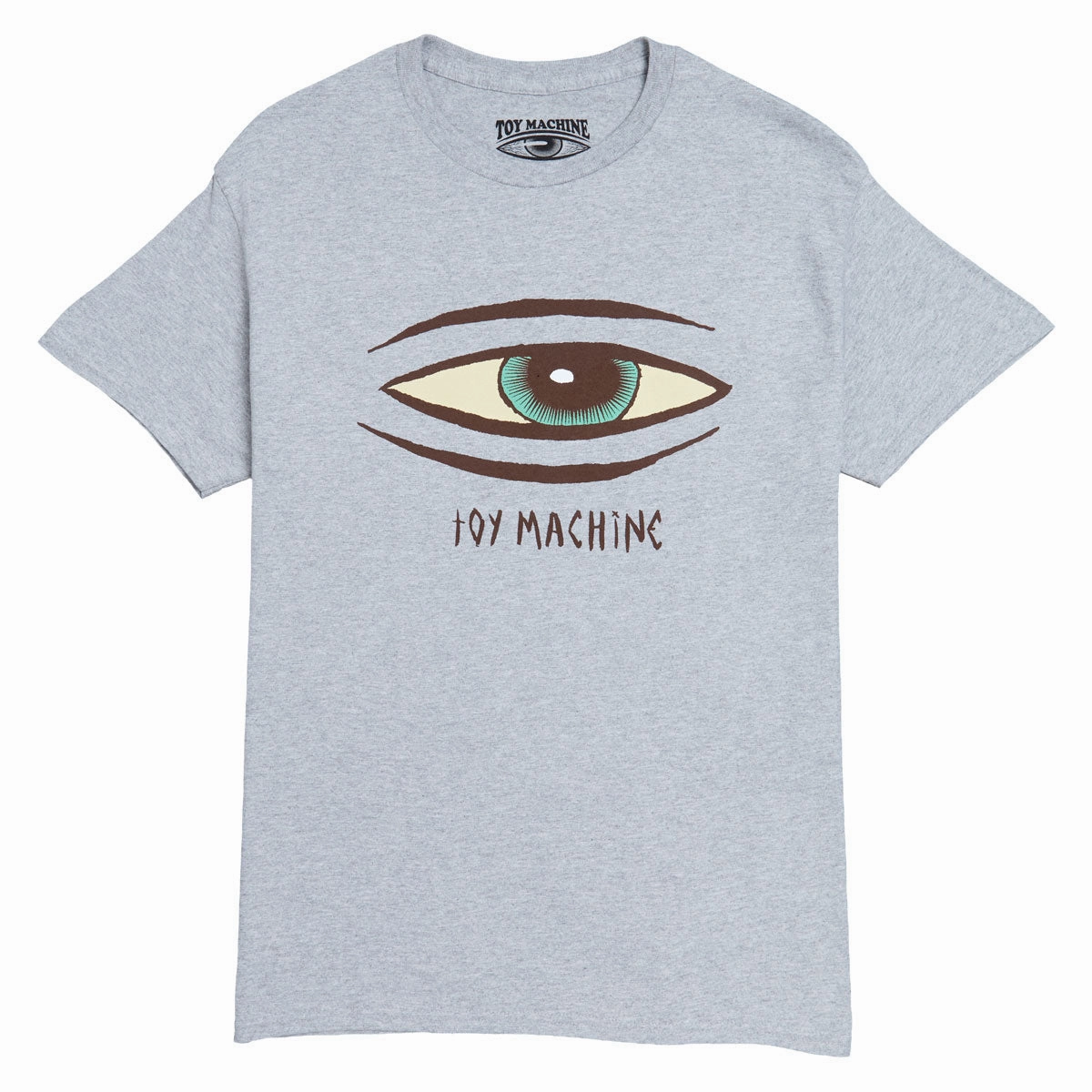 Toy Machine Sect Eye T-Shirt - Grey Puzzles Gift Wrapping
