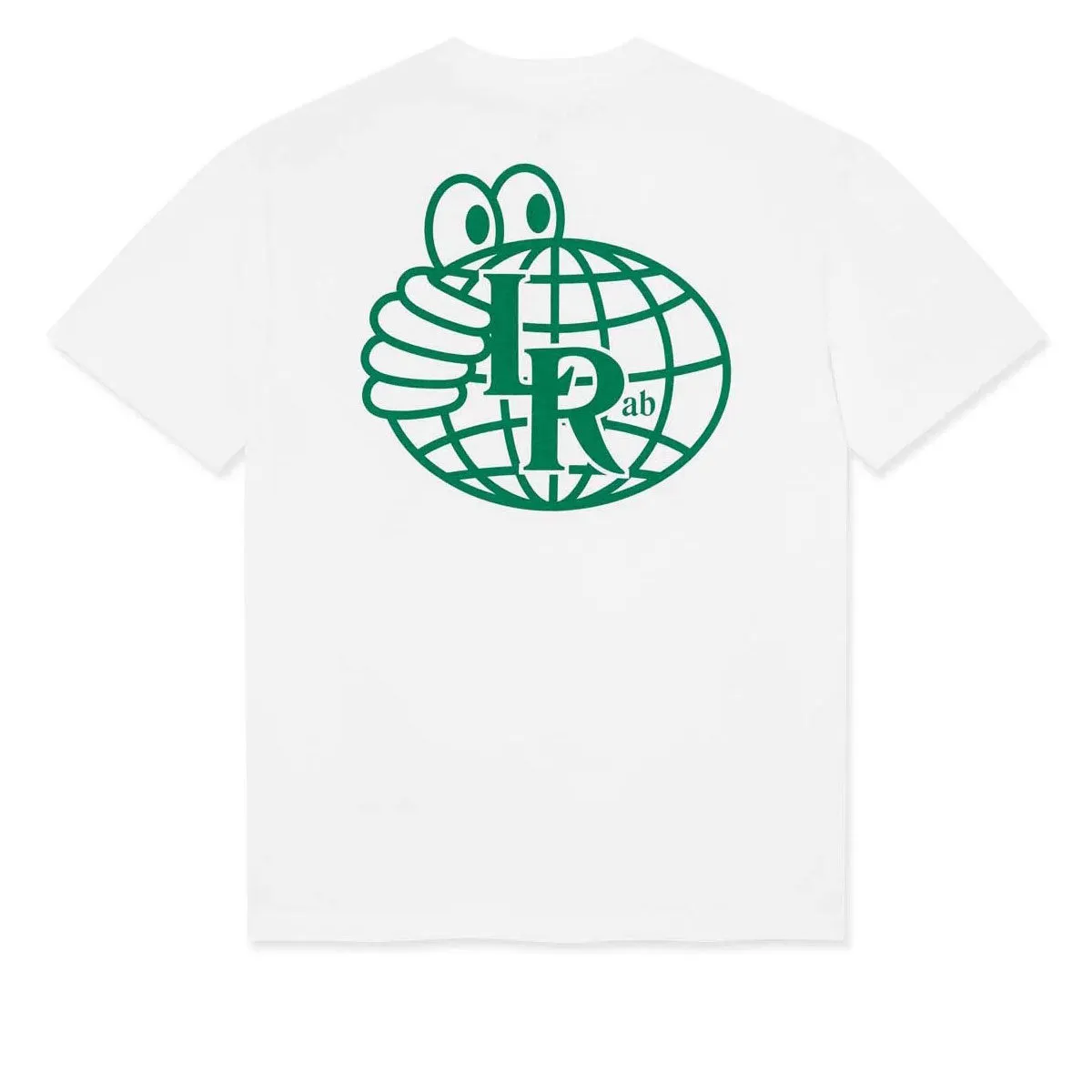 Toys Last Resort AB Atlas Monogram T-Shirt - White/Kelly Green Toothpaste
