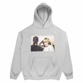 Trading Cards Violet On A Violet High Hoodie - Grey Ethical Fashion