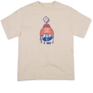 Traffic Cover The Earth T-Shirt - Cream Sustainable Fashion Household Cleaning