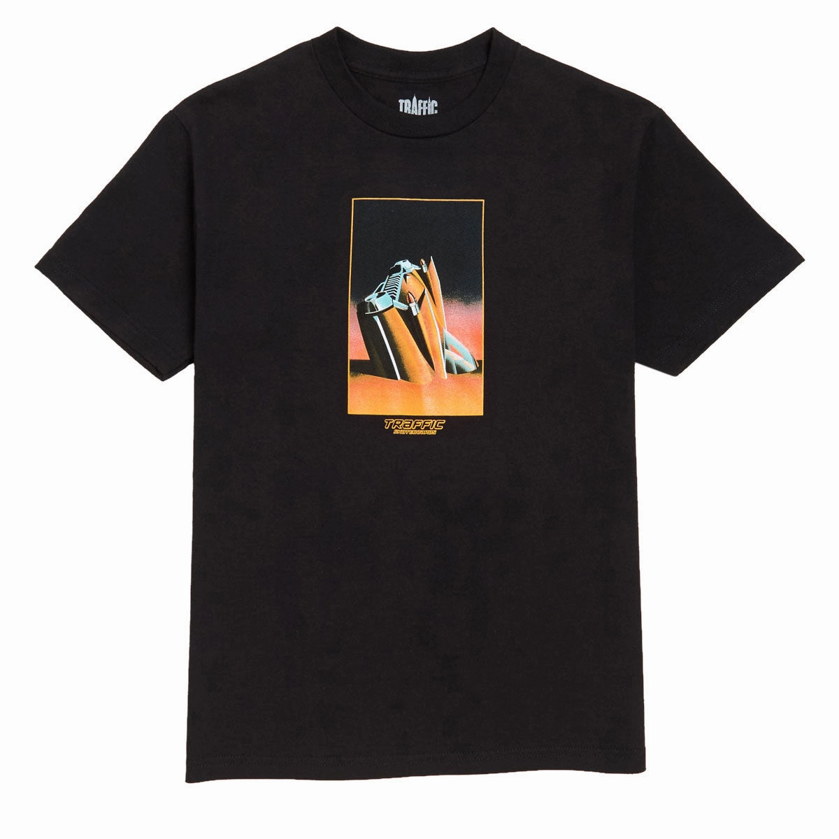 Traffic On The Beach T-Shirt - Black Beauty Tools Collectibles
