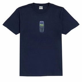Trailer Parts Jenkem Nokia T-Shirt - Dark Navy Flowers