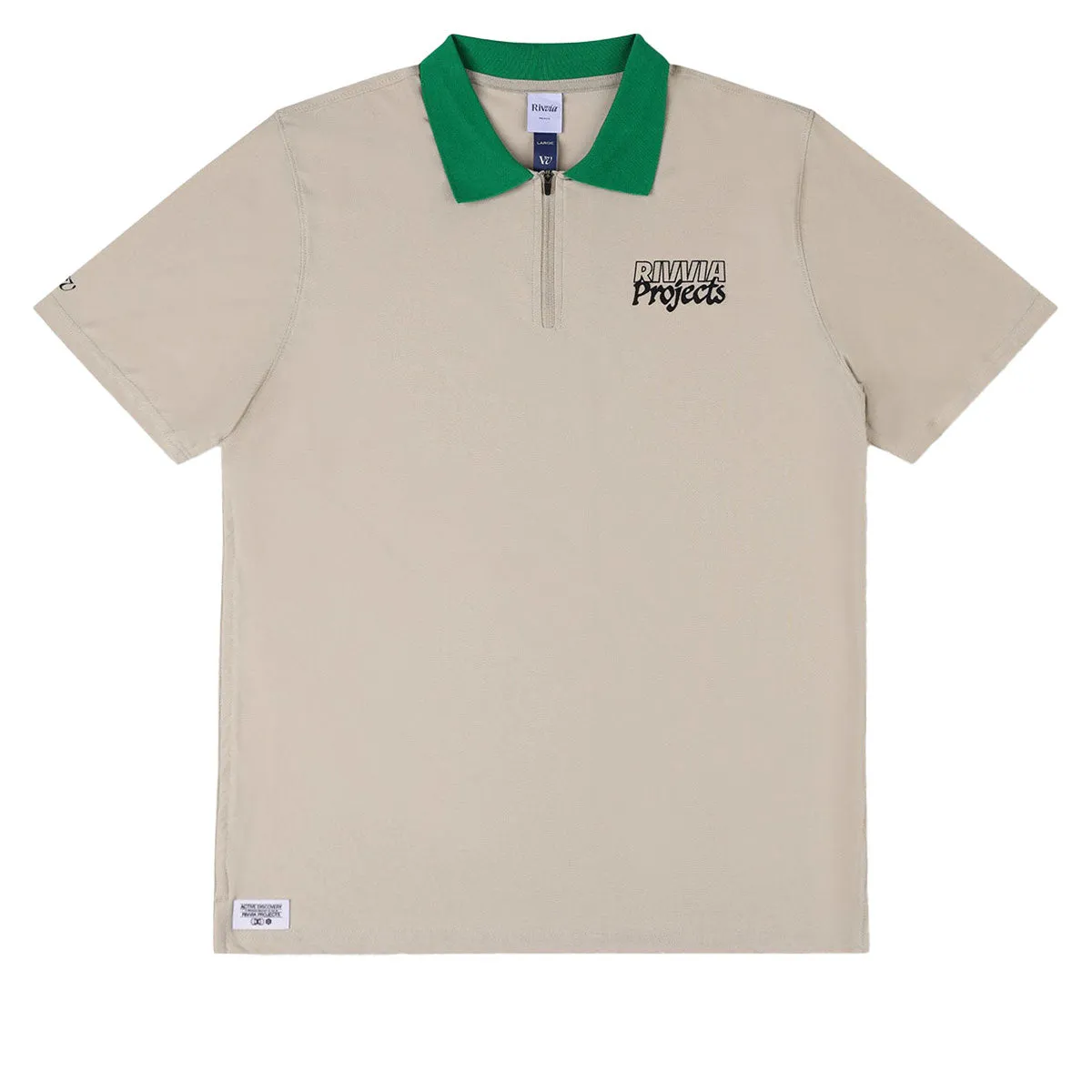 Training Gear Rivvia Blueprint Polo Shirt - Bone Green Pots