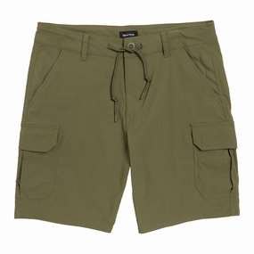 Training Gear Brixton Shyft Stretch Cargo Shorts - Ivy Green Ribbons