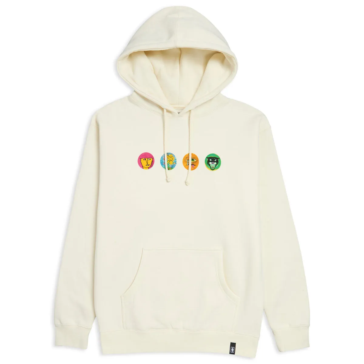Trash Bags Girl Legend Heads Hoodie - Bone Comfortable Essentials