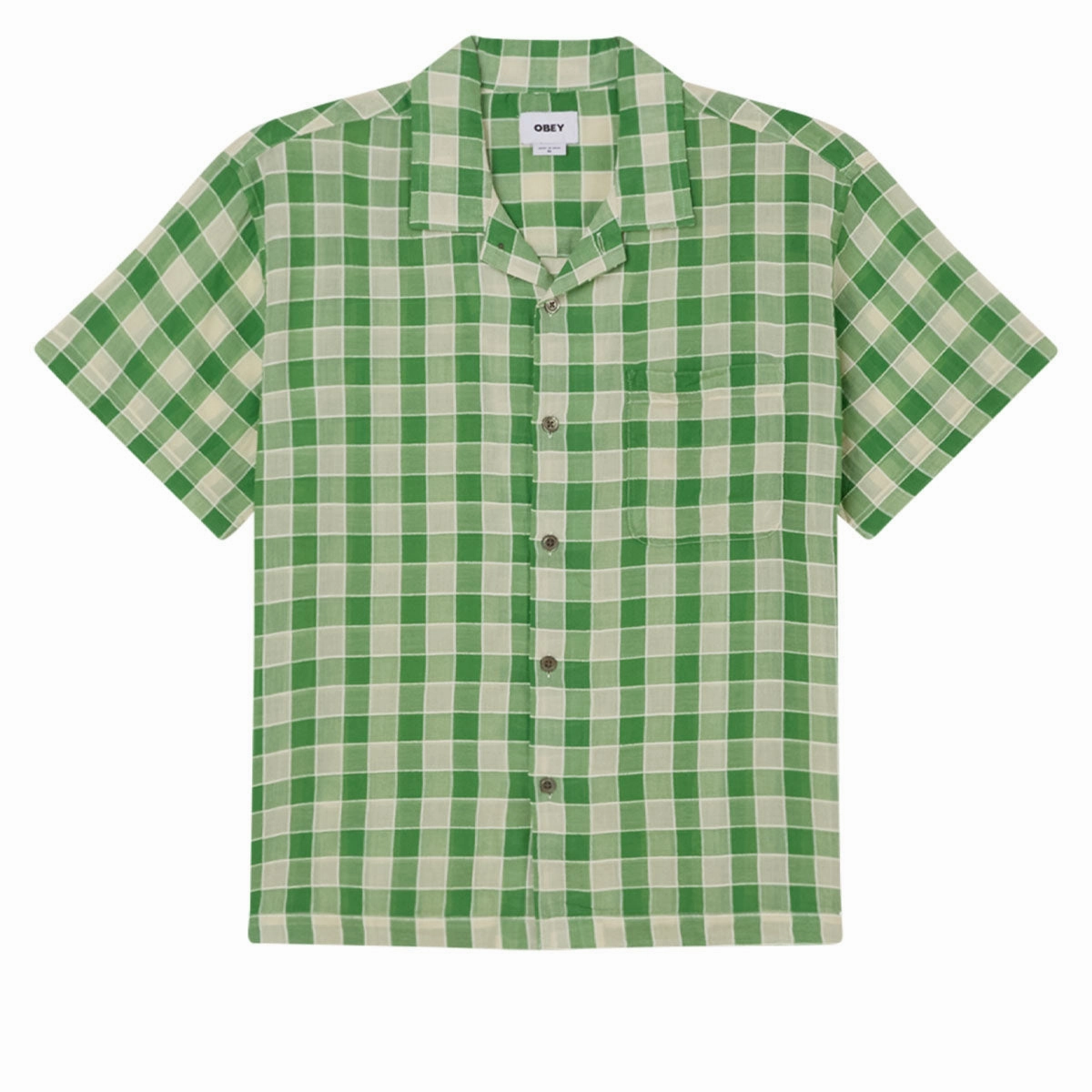 Trash Bags Obey Weldon Woven Shirt - Piquant Multi Band Merch