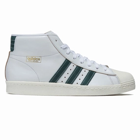 Travel Accessories Adidas Pro Model 80 ADV Shoes - Crystal White/Core Green/Off White Chef Wear