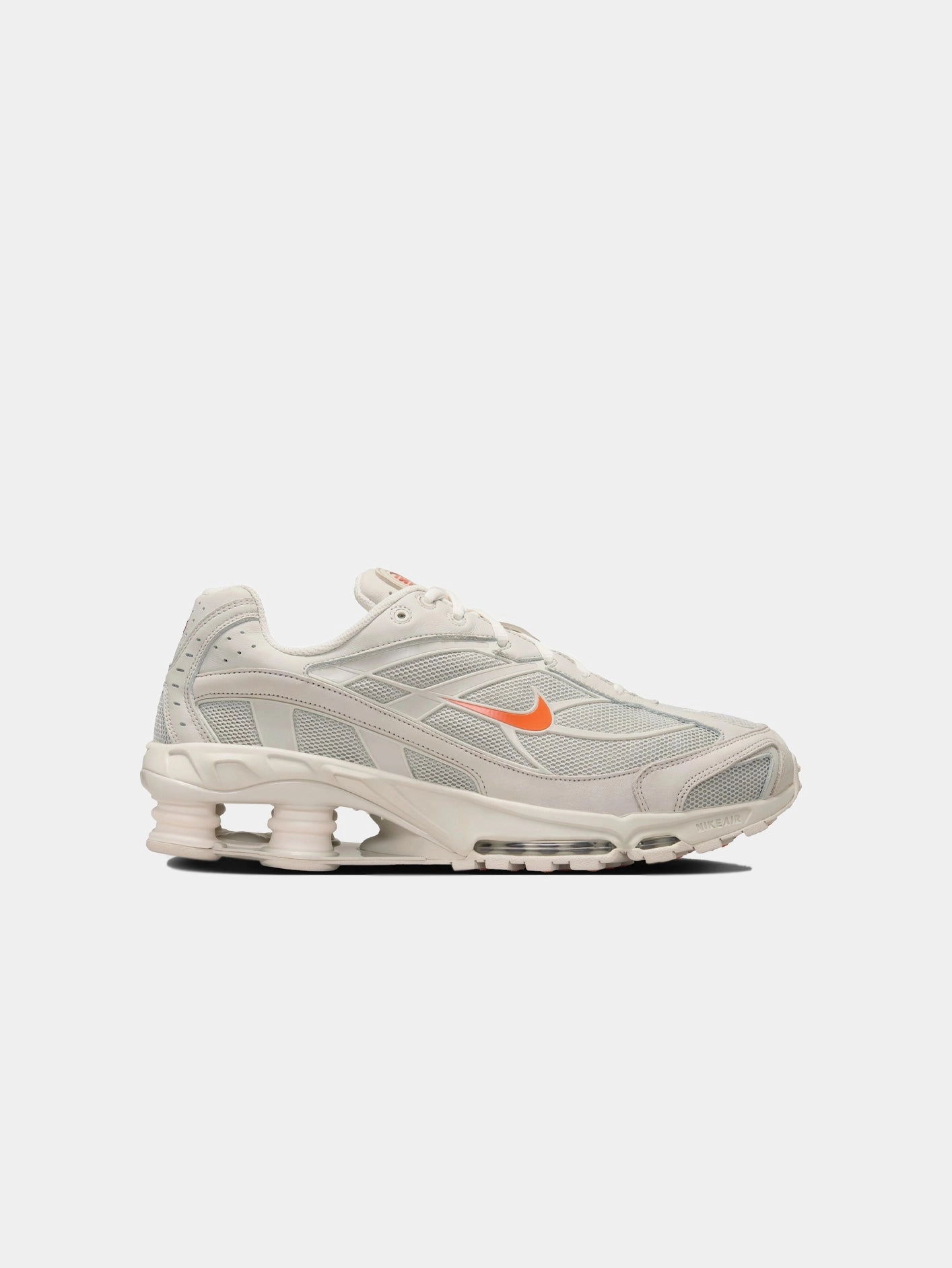 Shox Ride 2 "Light Bone and Turf Orange Throw Hike Arch Care