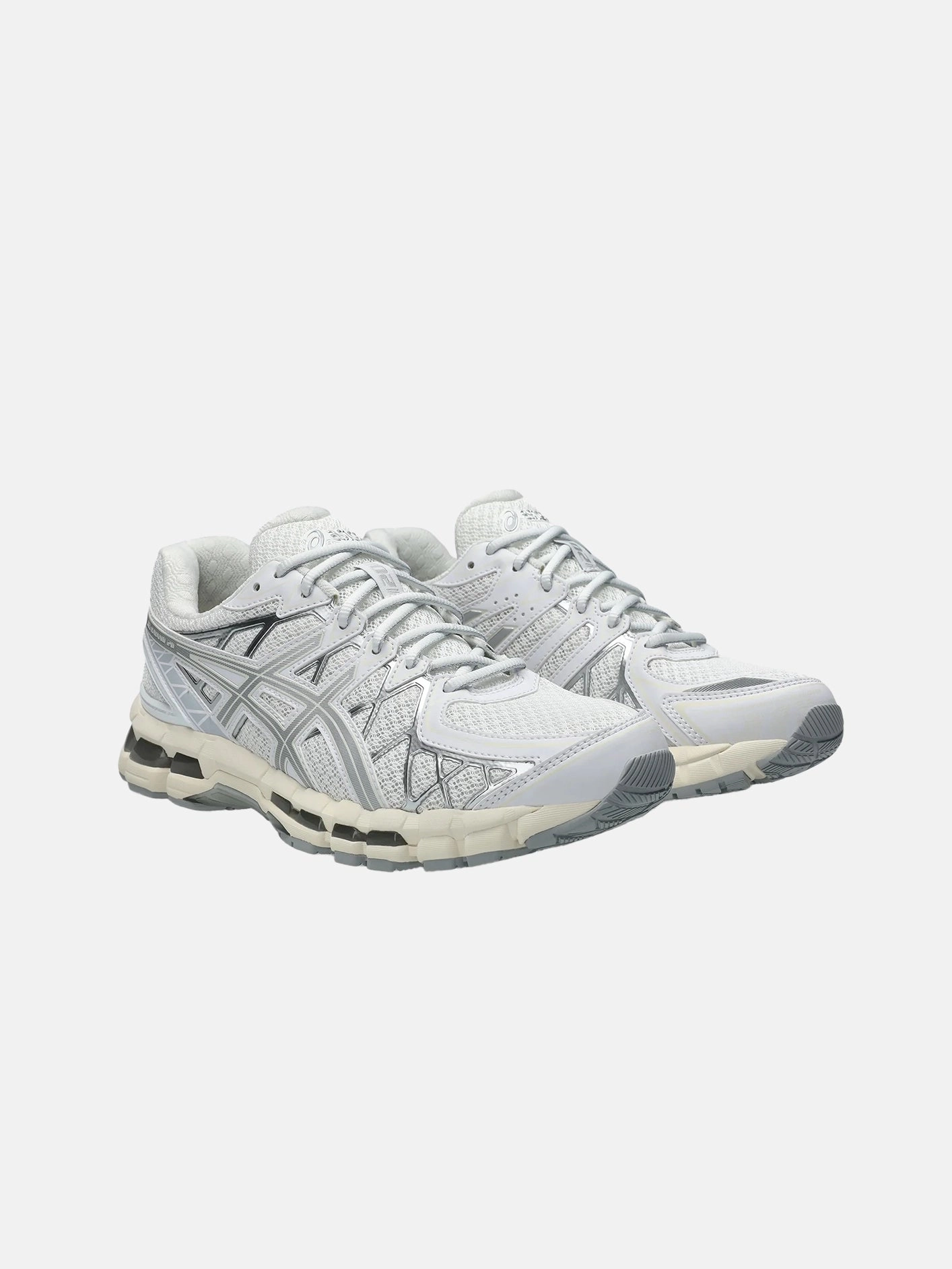 Travel Glide Step Gel-Kayano 20 "White Pure Silver"