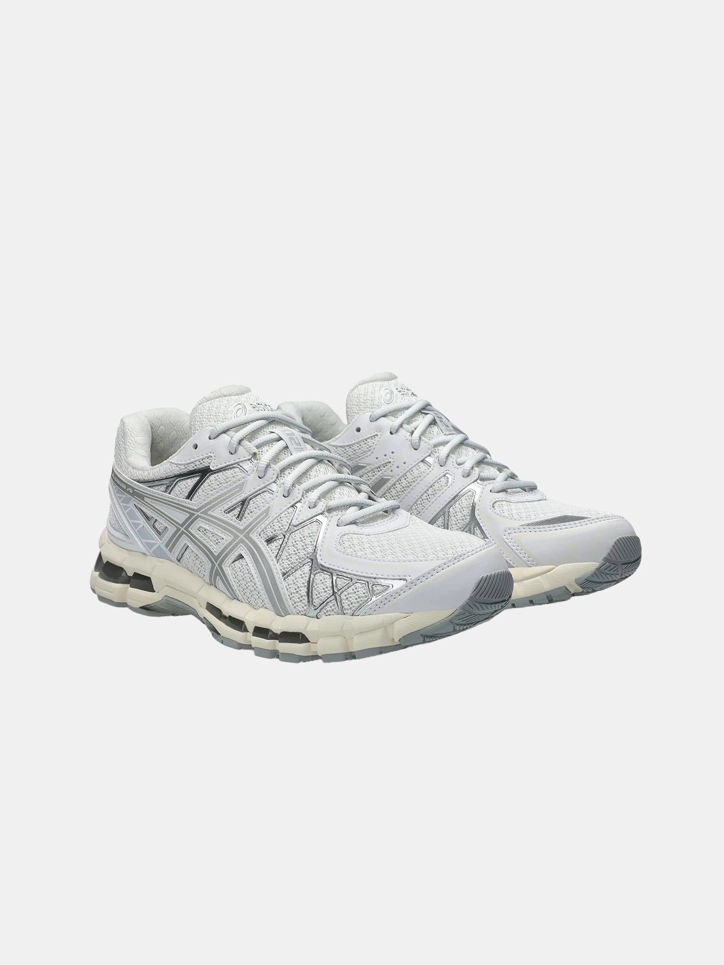 Travel Glide Step Gel-Kayano 20 "White Pure Silver"