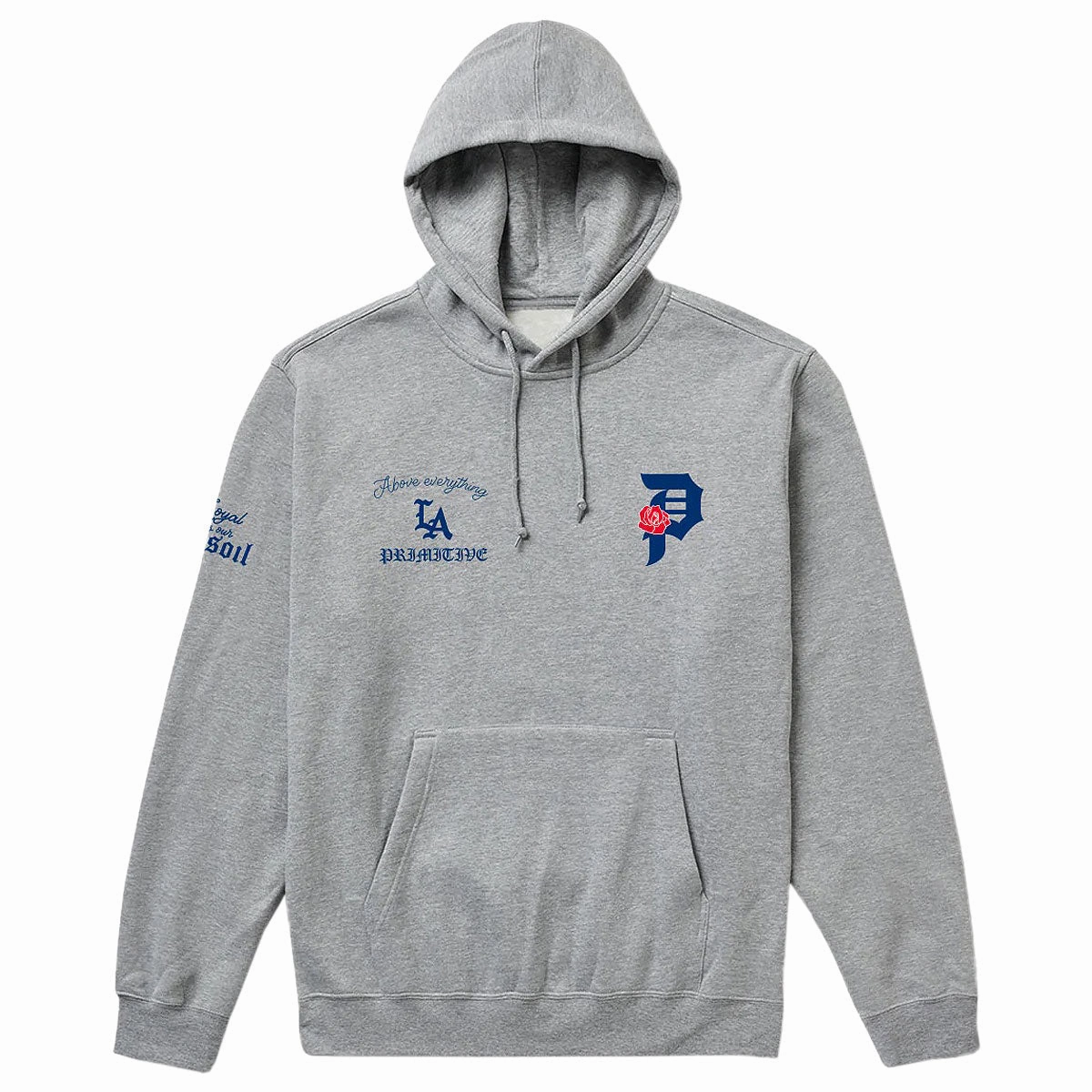 Travel Guides Primitive x Dodgers Champs Hoodie - Heather Grey Business & Industrial