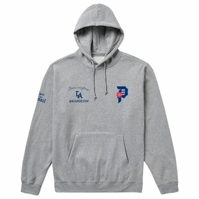 Travel Guides Primitive x Dodgers Champs Hoodie - Heather Grey Business & Industrial