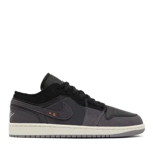 NIKE AIR JORDAN1 LOW SE CRAFT INSIDE OUT PHANTOM BLACK Multi-functional performance Tailored arch