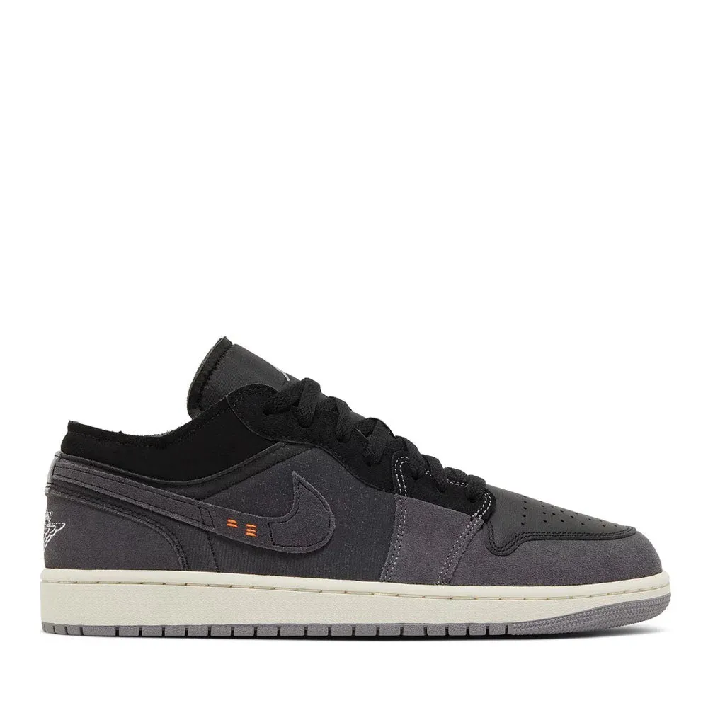 NIKE AIR JORDAN1 LOW SE CRAFT INSIDE OUT PHANTOM BLACK Multi-functional performance Tailored arch