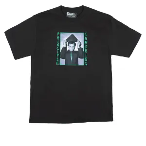 Trendy Clothing Theories Principle T-Shirt - Black Snacks