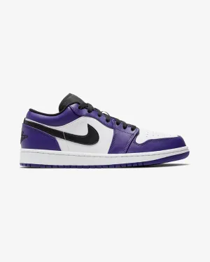 NIKE AIR JORDAN1 LOW COURT PURPLE WHITE Durable Comfort Smart Ease