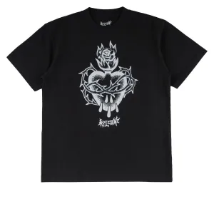 TV Shows Welcome Hallowed T-Shirt - Black Denim Basics