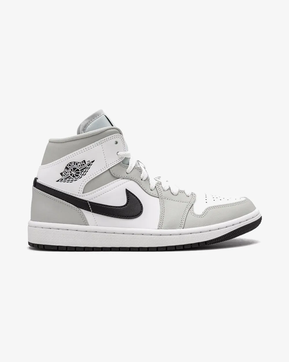 NIKE AIR JORDAN1 MID WMNS LIGHT SMOKE GREY Street traction