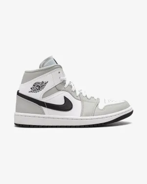 NIKE AIR JORDAN1 MID WMNS LIGHT SMOKE GREY Street traction