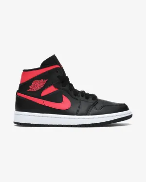 NIKE AIR JORDAN1 MID WMNS SIREN RED (NEW) Comfort Fit