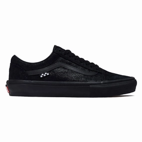 Unisex Clothing Vans Skate Old Skool Shoes - Metallic Black/Smoke Seeds