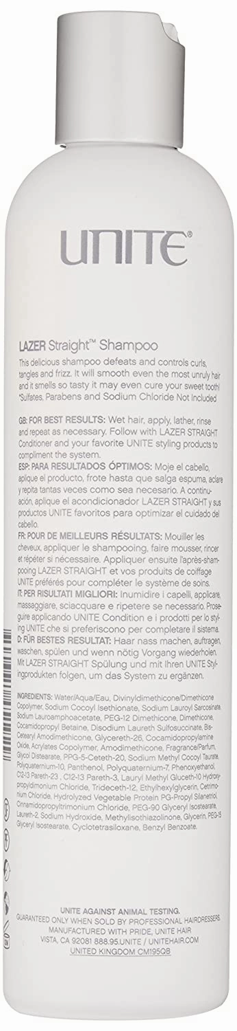 Unite Lazer Straight Shampoo 10 Oz
