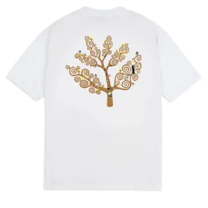 Upcycled Fashion Magenta Life T-Shirt - White Courses