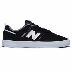Upcycled Fashion New Balance 306 Foy Shoes - Black/White Suede Hardware