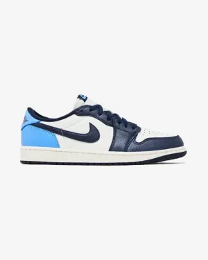 NIKE AIR JORDAN1 RETRO LOW OBSIDIAN Distinctive durability Secure Style