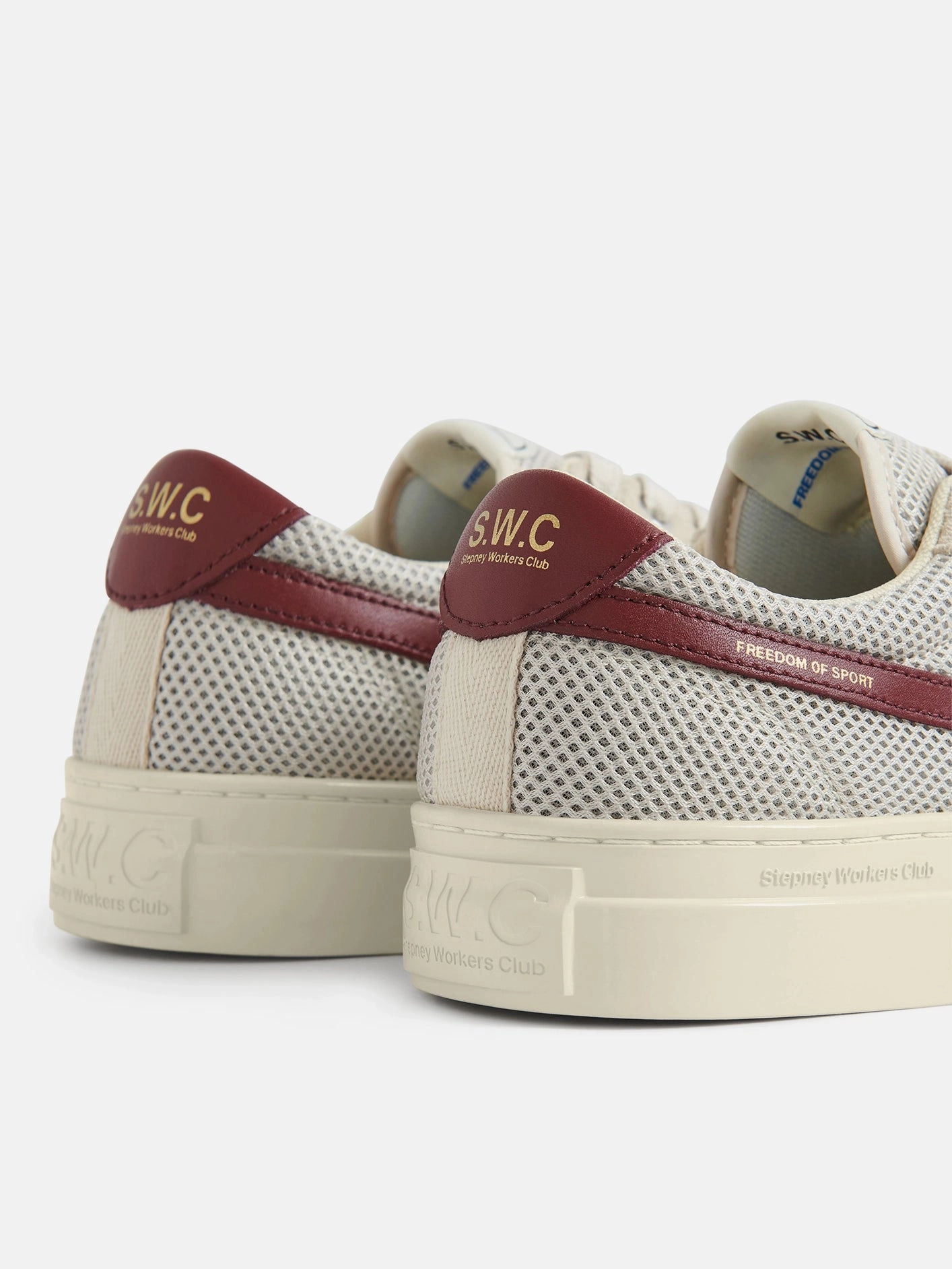 Urban Move Dellow S-Strike Cup Tennis Mesh - Ecru/Red