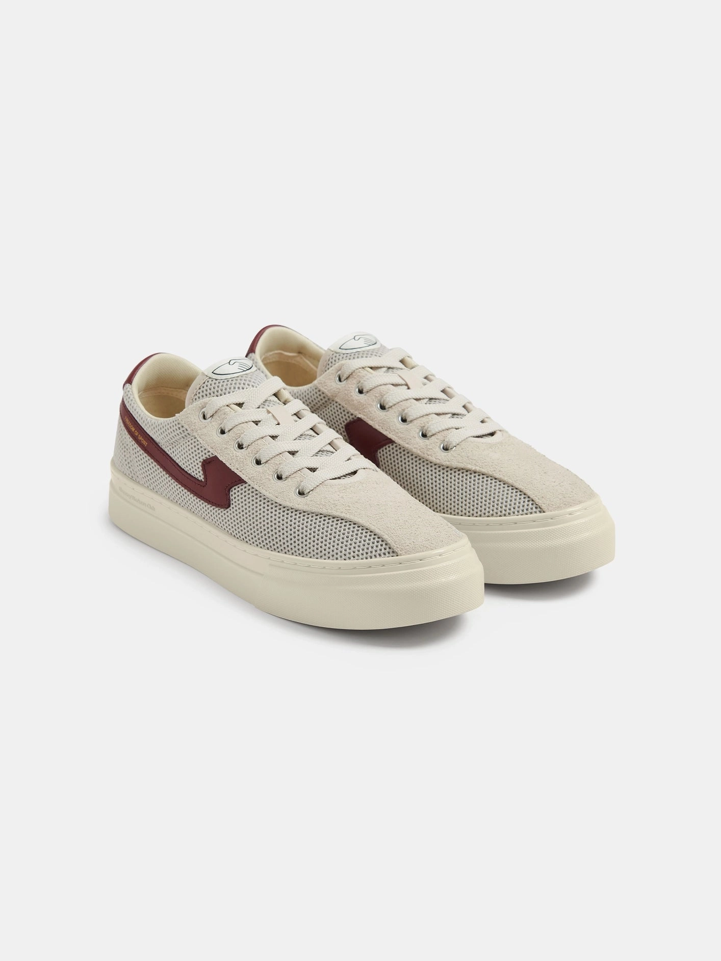 Urban Move Dellow S-Strike Cup Tennis Mesh - Ecru/Red